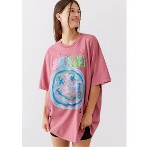 urban outfitters pink floyd t shirt dress Day Pink Floyd Washed T-Shirt Dress